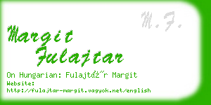 margit fulajtar business card